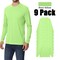 Zfeel ZF912 Neon Yellow Safety Dry Fit Long Sleeve – Great for Arts, Crafts, & Maker Projects